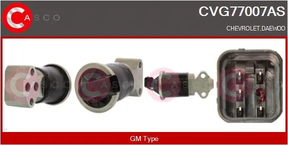 CVG77007AS CASCO Клапан возврата ОГ (фото 1)
