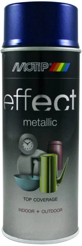 302512 MOTIP Краска аэрозольная Deco Effect Metallic фиолетовый 400 мл (фото 1)