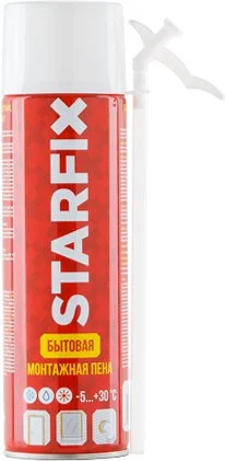 SM-66248-1 STARFIX Пена монтажная Straw Foam 500 мл (фото 1)