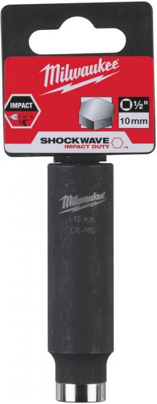 4932352848 MILWAUKEE Головка ударная 1/2" 10 мм 6 граней Shockwave (фото 2)