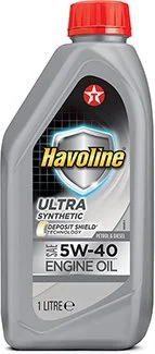 840310NKE TEXACO Моторное масло 5W40 синтетическое Havoline Ultra 1 л (фото 2)