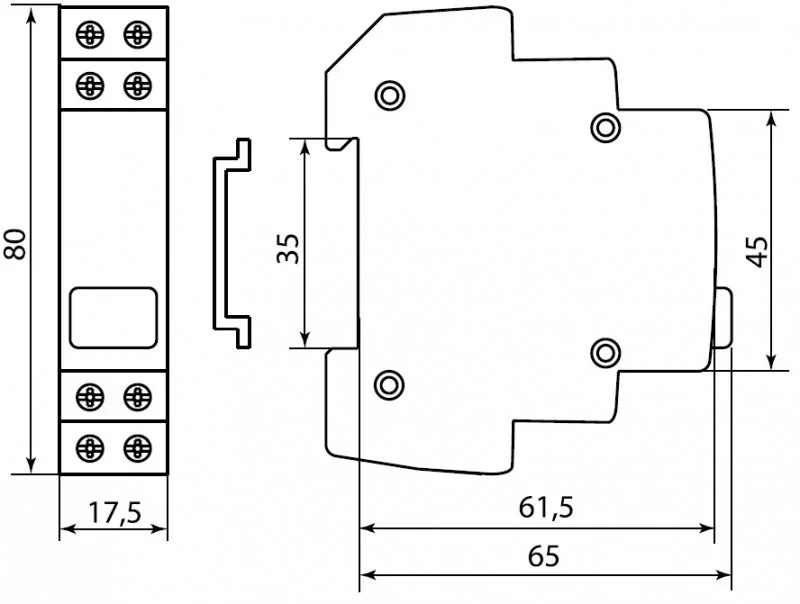 SQ0214-0006 TDM Выключатель кнопочный ВК-47 2НО;2НЗ зеленый (фото 2)