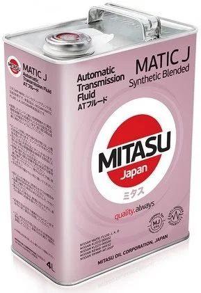 MJ-333-4 MITASU Масло трансмиссионное полусинтетическое ATF Matic J 4 л (фото 1)