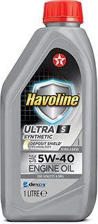 801339NKE TEXACO Моторное масло 5W40 синтетическое Havoline Ultra S 1 л (фото 2)