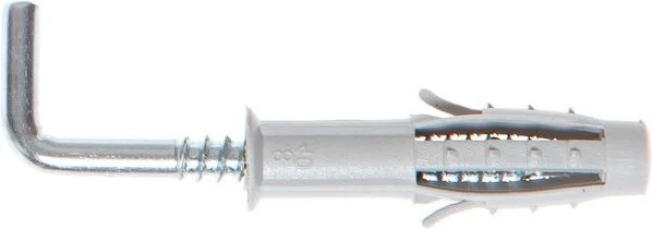 SMZ1-91282-4 STARFIX Дюбель с Г-образным крючком 6х35 мм 4 штуки (фото 1)