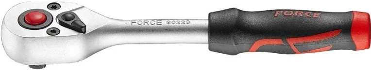 80228 FORCE Трещотка 1/4" 72 зуба 140 мм (фото 1)