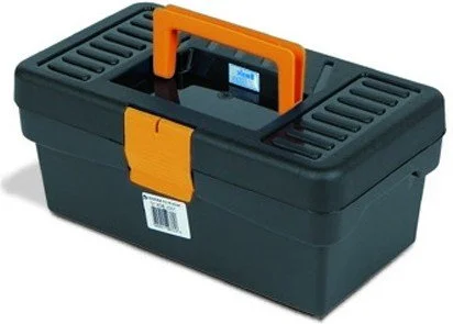 110559 TAYG Ящик для инструмента пластмассовый Basic Line 29x17x12,7 см с лотком (фото 1)