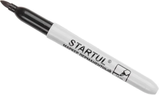 ST4350-01 STARTUL Маркер перманентный фетровый Profi черный (фото 2)