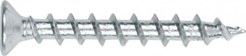 SMC1-39923-200 STARFIX Саморез оконный 4,1х35 мм белый цинк крупная резьба острый 200 штук (фото 1)