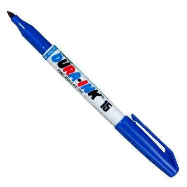 96025 Markal Маркер перманентный фетровый Dura-Ink 15 синий (фото 1)