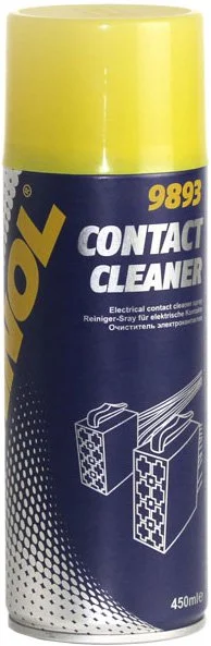 99078 MANNOL Очиститель электрических контактов 9893 Contact Cleaner 450 мл (фото 1)