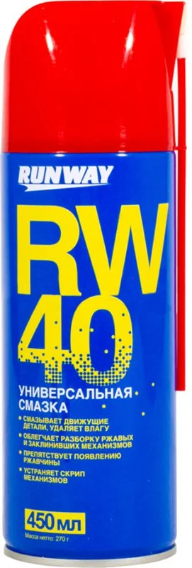 RW6045 RUNWAY Смазка универсальная RW-40 450 мл (фото 1)