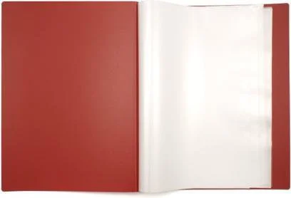 NP0165-60R INФОРМАТ Папка с файлами А4 60 файлов красный пластик 600 мкм карман (фото 2)