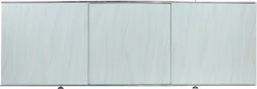 36-000174 PERFECTO LINEA Экран лицевой под ванну 1,7 м волна зеленая (фото 1)