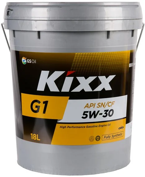 L5312K18E1 KIXX Моторное масло 5W30 синтетическое G1 18 л (фото 1)