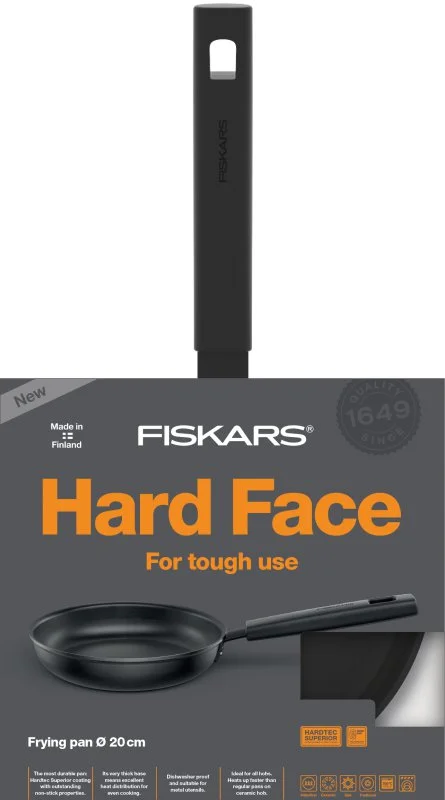 1020829 FISKARS Сковорода алюминиевая 20 см Hard Face (фото 2)