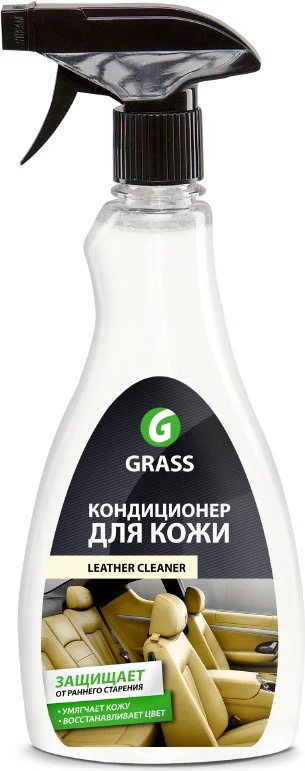 131105 GRASS Очиститель-кондиционер кожи Leather Cleaner 0,5 л (фото 1)