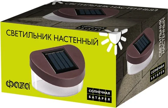 4895205007024 ФАЗА Светильник уличный на солнечных батареях SLR-W02 ФАЗА (фото 2)