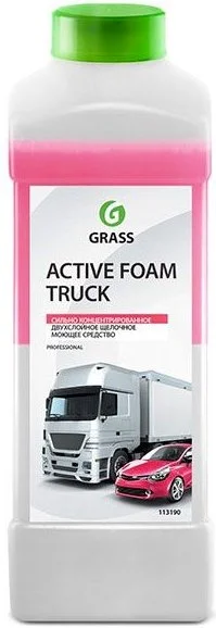113190 GRASS Автошампунь для бесконтактной мойки Active Foam Truck 1 л (фото 1)