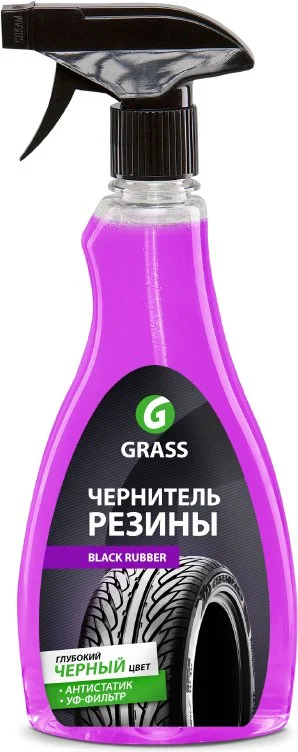 121105 GRASS Полироль для шин Black Rubber 0,5 л (фото 1)