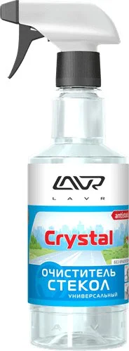 Ln1601 LAVR Очиститель стекол Crystal 500 мл (фото 1)