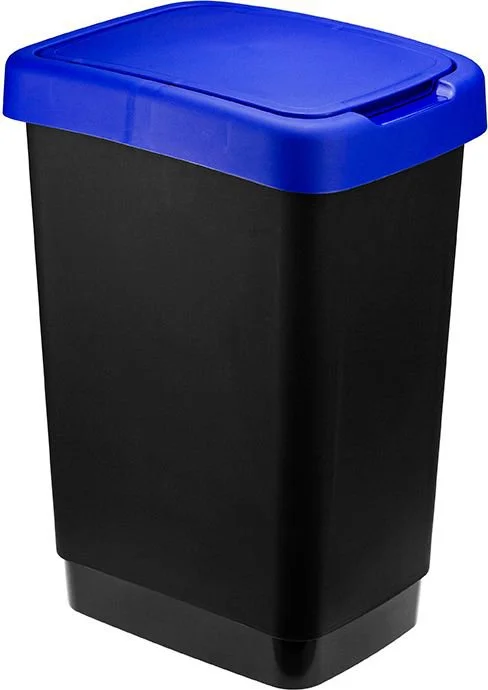 М2469 IDEA Ведро для мусор 25 л Твин синий (фото 1)