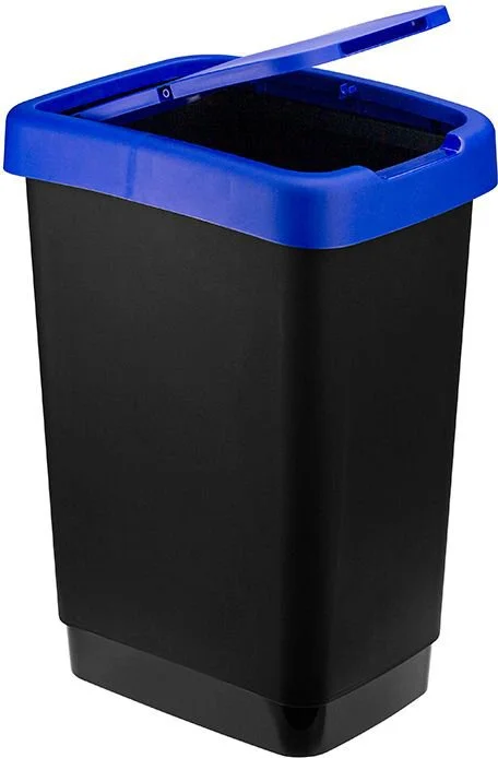М2469 IDEA Ведро для мусор 25 л Твин синий (фото 2)