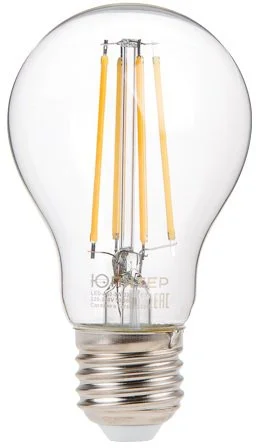 JP6001-04 ЮПИТЕР Лампа светодиодная филаментная E27 А60 8 Вт 4000К (фото 1)