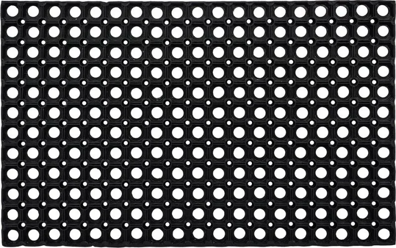20002 ВОРТЕКС Коврик придверный ячеистый 50х80х1,6 см VORTEX черный (фото 2)