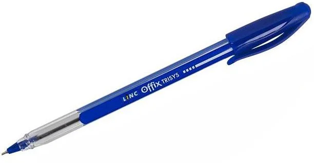 1650FW LINC Ручка шариковая Trisys 0,7 мм синий (фото 1)