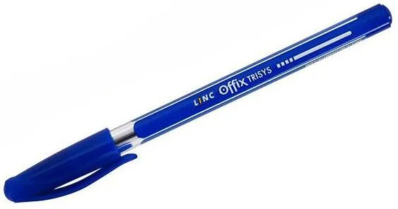 1650FW LINC Ручка шариковая Trisys 0,7 мм синий (фото 2)