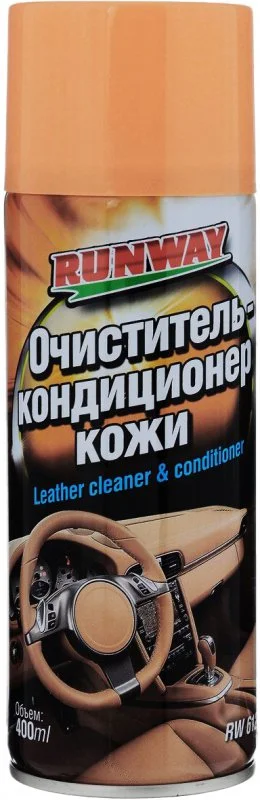 RW6124 RUNWAY Очиститель-кондиционер для кожи Leather Cleaner & Conditioner 400 мл (фото 1)