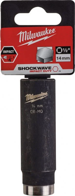 4932352852 MILWAUKEE Головка ударная 1/2" 14 мм 6 граней Shockwave (фото 2)