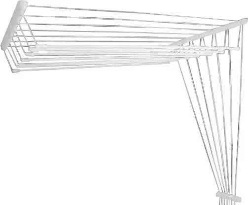 36-002242 PERFECTO LINEA Сушилка для белья потолочная стальная 2,4 м белая (фото 1)