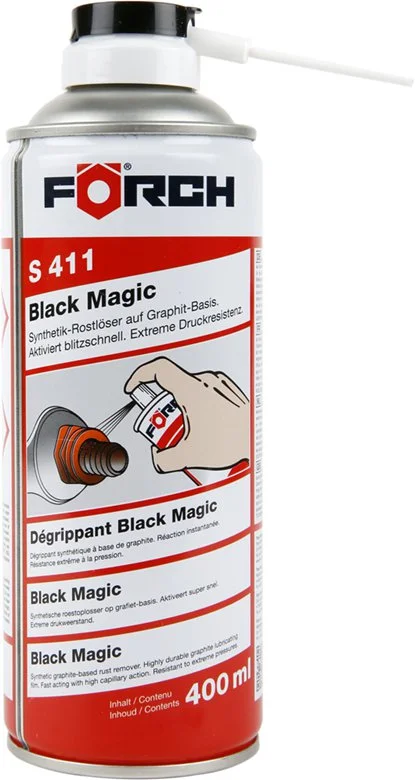 67070048 FORCH Смазка жидкий ключ S411 Black Magic 400 мл (фото 1)