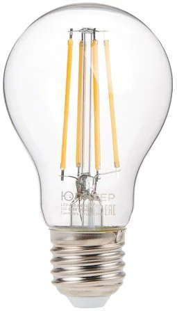 JP6001-03 ЮПИТЕР Лампа светодиодная филаментная E27 А60 8 Вт 3000К (фото 1)