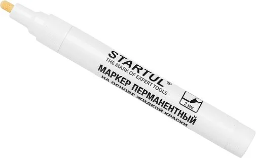 ST4360-01 STARTUL Маркер на основе жидкой краски Profi белый (фото 1)