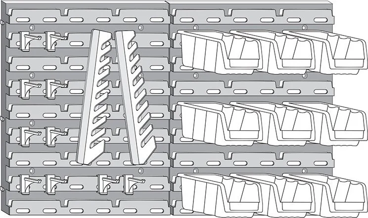 М2981 IDEA Органайзер настенный с лотками (фото 2)