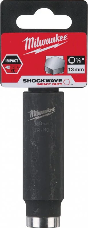 4932352851 MILWAUKEE Головка ударная 1/2" 13 мм 6 граней Shockwave (фото 2)