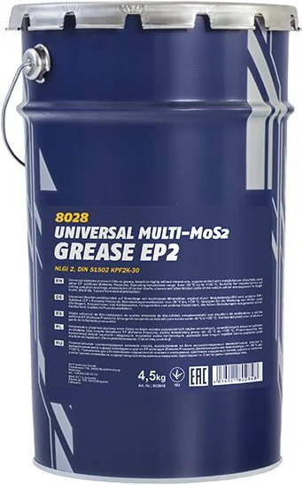 54646 MANNOL Смазка литиевая для шрус EP-2 Multi-MoS2 Grease 4,5 кг (фото 1)