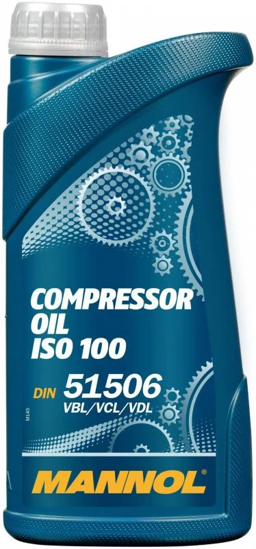 97026 MANNOL Масло компрессорное минеральное Compressor Oil ISO 100 1 л (фото 1)