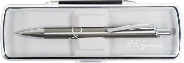 SBP500/DS GF Ручка подарочная Signature 500 синий корпус темное серебро (фото 1)