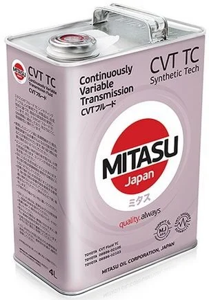 MJ-312-4 MITASU Масло трансмиссионное синтетическое CVT Fluid TC 4 л (фото 1)
