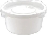 ИК37801000 BEROSSI Контейнер пластиковый для обеда Bon Appetit снежно-белый 0,35 л (фото 1)
