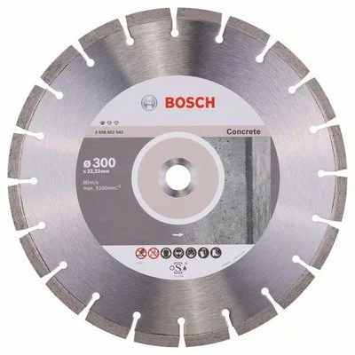 2608602542 BOSCH Круг алмазный 300х22 мм Standard for Concrete (фото 1)