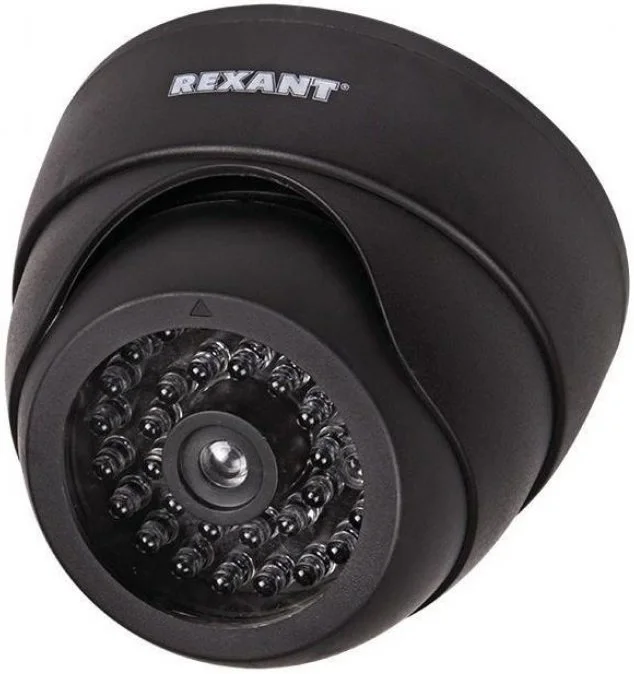 45-0230 REXANT Муляж камеры видеонаблюдения черный (фото 1)