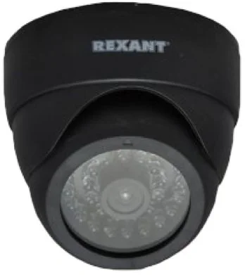 45-0230 REXANT Муляж камеры видеонаблюдения черный (фото 3)