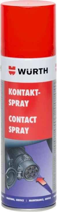0890100 WÜRTH Очиститель контактов Contact Spray 300 мл (фото 1)