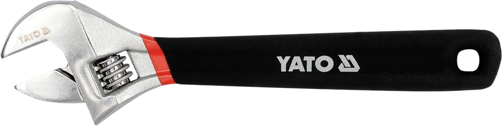 YT-21651 YATO Ключ разводной с обрезинн.ручкой 200мм (фото 1)