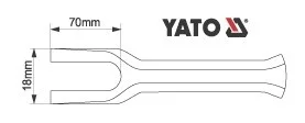 YT-0615 YATO Съёмник рулевых тяг (фото 2)